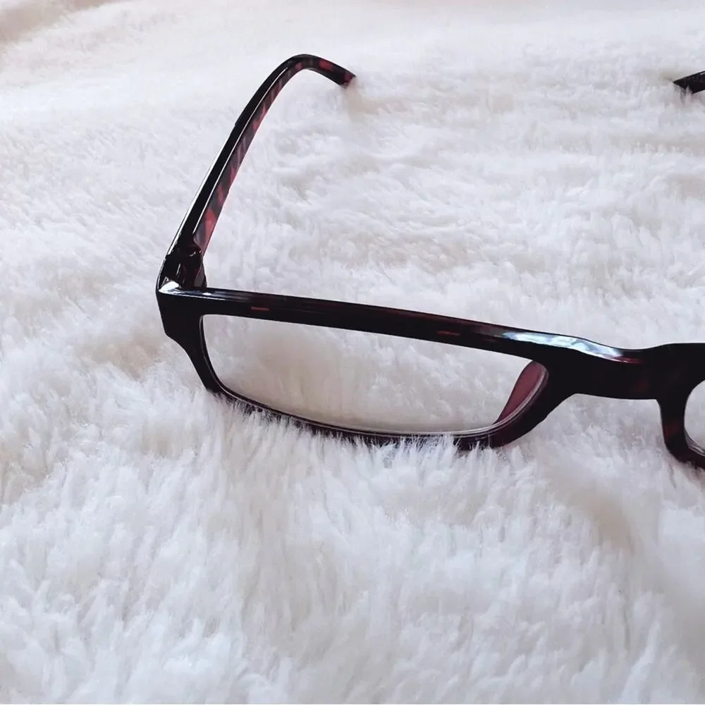 Vincent Brown Rectangular Classic Reader Glasses - Picture 4 of 9